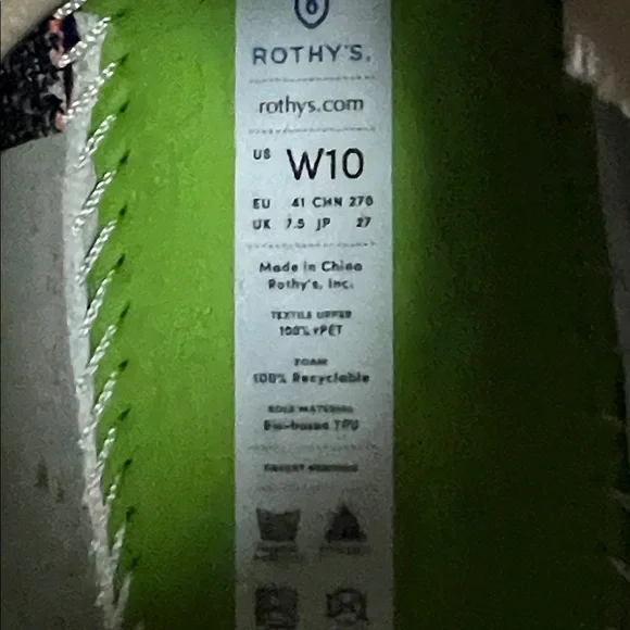 Rothy's The Lace Up Sneaker - Picture 7 of 9